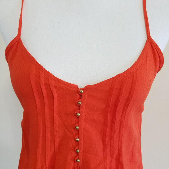Womens Tank Top Siberian Sz 10 Red Made in Brazil - Picture 3 of 5